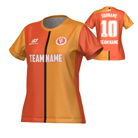 Split Womens Jersey - Orange