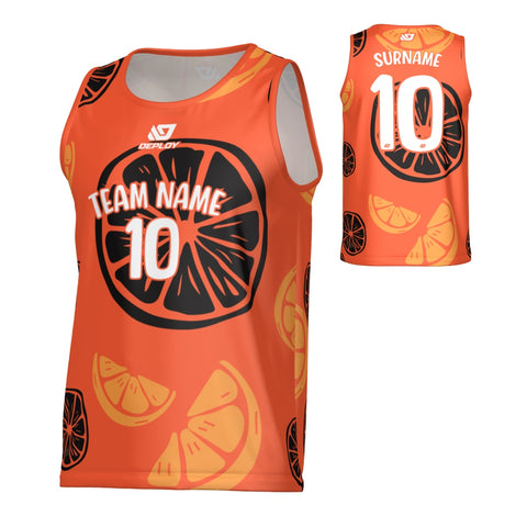 Oranges Sports Singlet - Orange