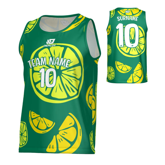 Oranges Sports Singlet - Green