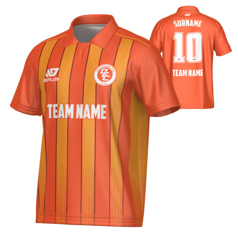 Classic Collared Jersey - Orange