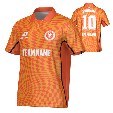 Vortex Collared Jersey - Orange