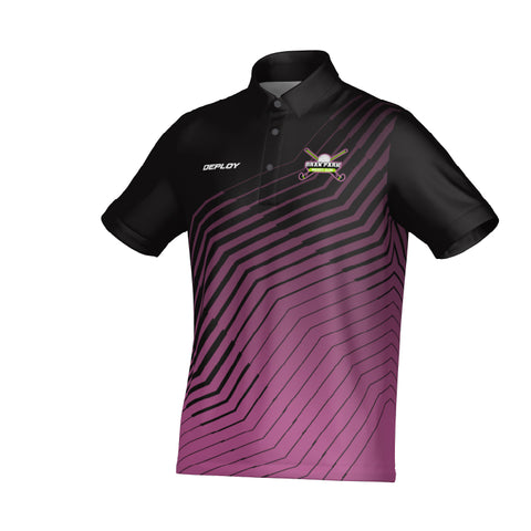Oran Park Hockey - Club Polo (Pink) Stripe - Deploy Football - Australia's Best Footballs & Soccer Balls