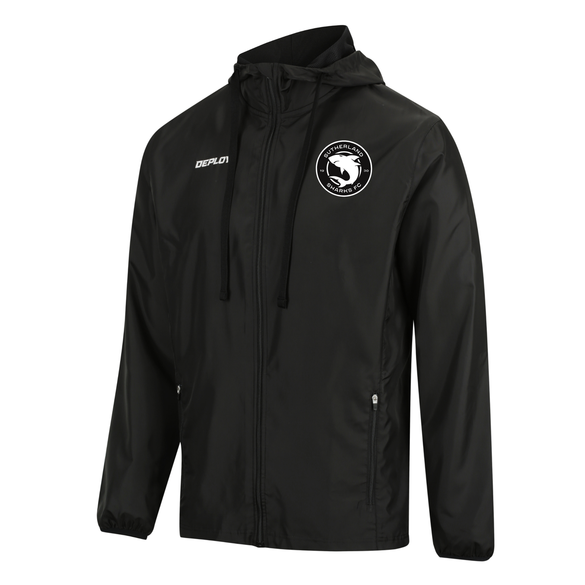 Sutherland Sharks FC - Shadow Rain Jacket - Deploy Football - Australia's Best Footballs & Soccer Balls