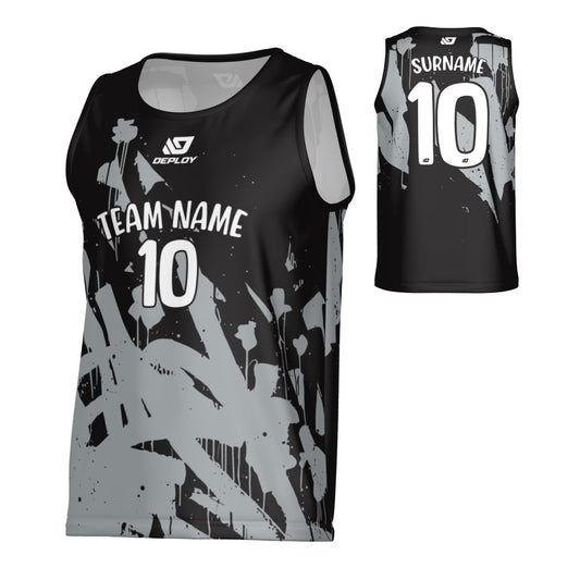 Paint Sports Singlet - Black