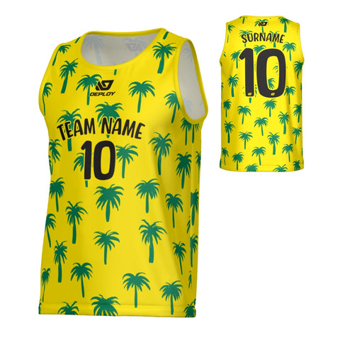Palms Sports Singlet - Yellow