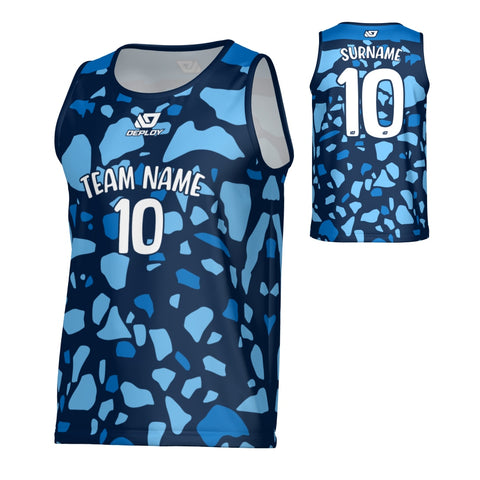 Pebbles Sports Singlet - Navy