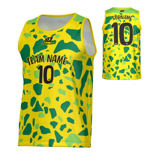 Pebbles Sports Singlet - Yellow