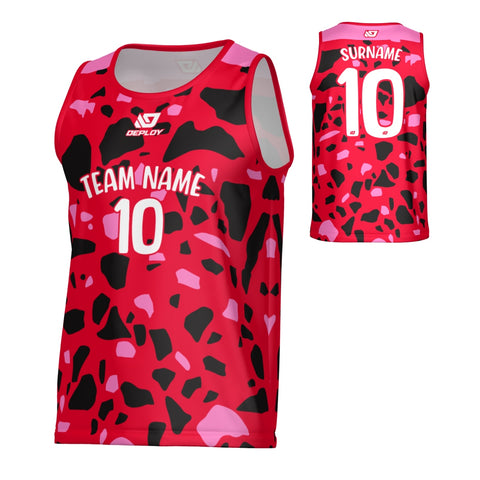 Pebbles Sports Singlet - Red