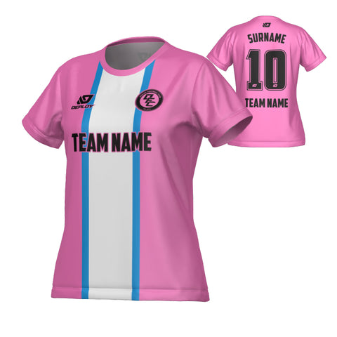 Stripe Womens Jersey - Pink