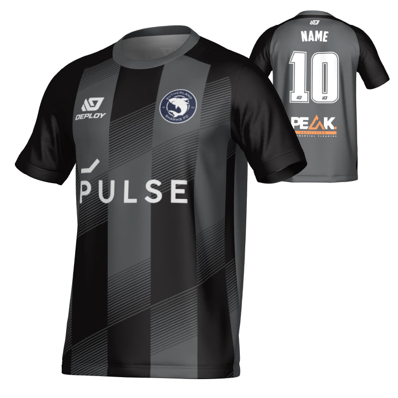 SUTHERLAND SHARKS SUMMER - VECTOR - BLACK