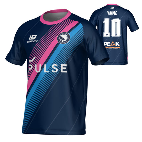 SUTHERLAND SHARKS SUMMER - VELOCITY - NAVY & PINK