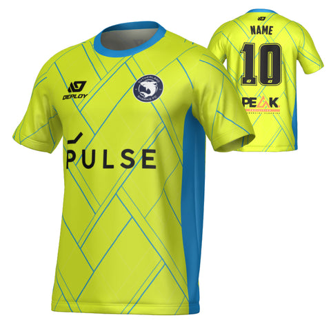 SUTHERLAND SHARKS SUMMER - PLAID - NEON YELLOW