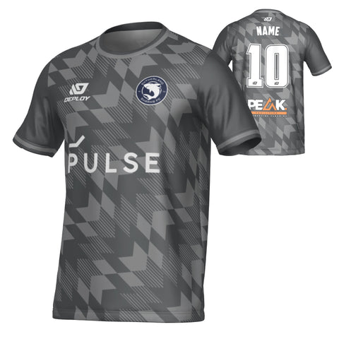 SUTHERLAND SHARKS SUMMER - LEAVES - GREY