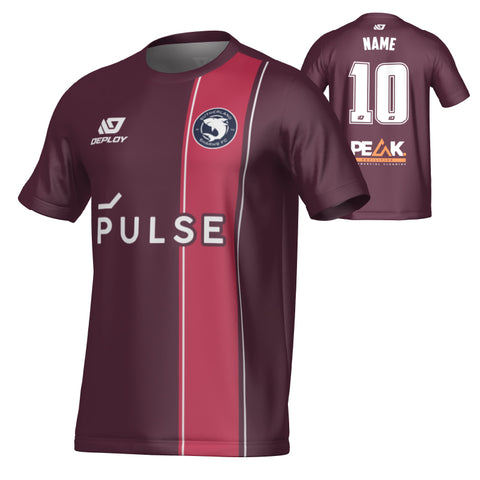 SUTHERLAND SHARKS SUMMER - EDGE - MAROON