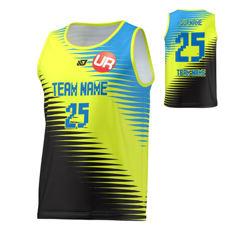 URBAN REC - FLIGHT SINGLET COMB - NEON YELLOW