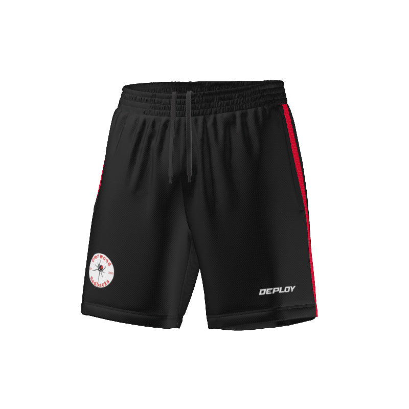 Glenwood Redbacks - Casual Shorts With Pockets - Deploy Football - Australia's Best Footballs & Soccer Balls
