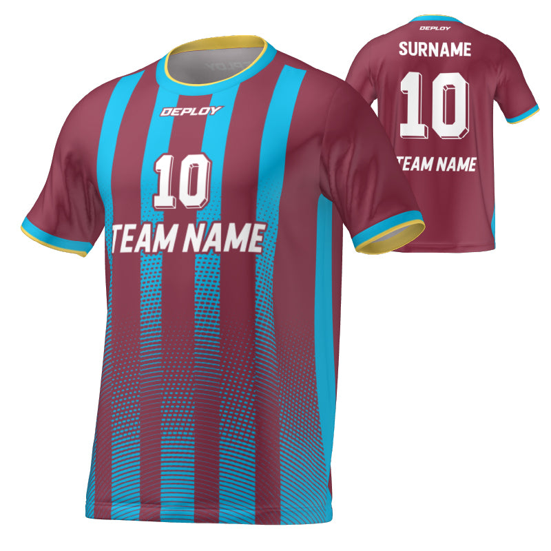 FLIGHT JERSEY 3 - MAROON - Deploy Football - Australia's Best Footballs & Soccer Balls