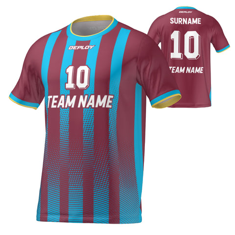 FLIGHT JERSEY 3 - MAROON - Deploy Football - Australia's Best Footballs & Soccer Balls