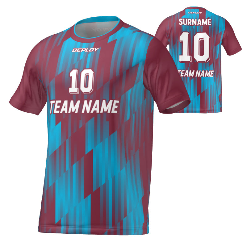 FLIGHT JERSEY 4 - MAROON - Deploy Football - Australia's Best Footballs & Soccer Balls