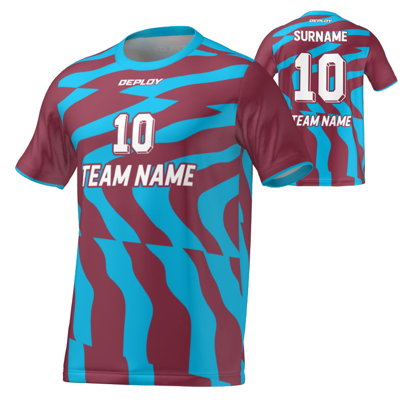FLIGHT JERSEY 6 - MAROON - Deploy Football - Australia's Best Footballs & Soccer Balls