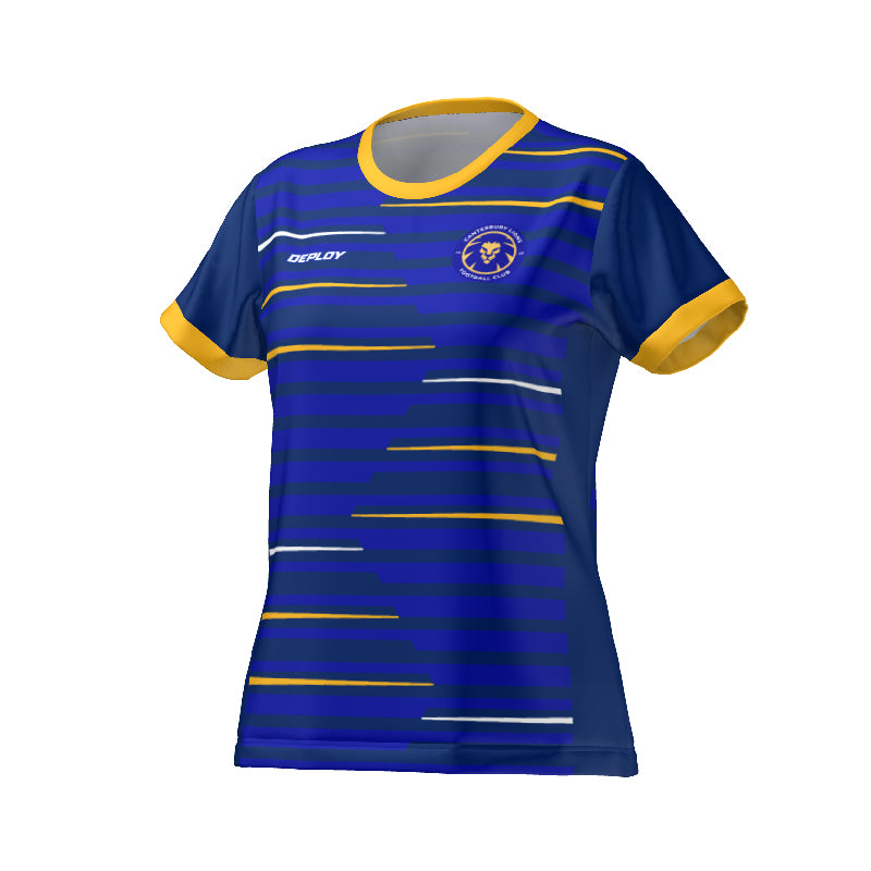 Canterbury Lions FC - Training Jersey - Womens Blue