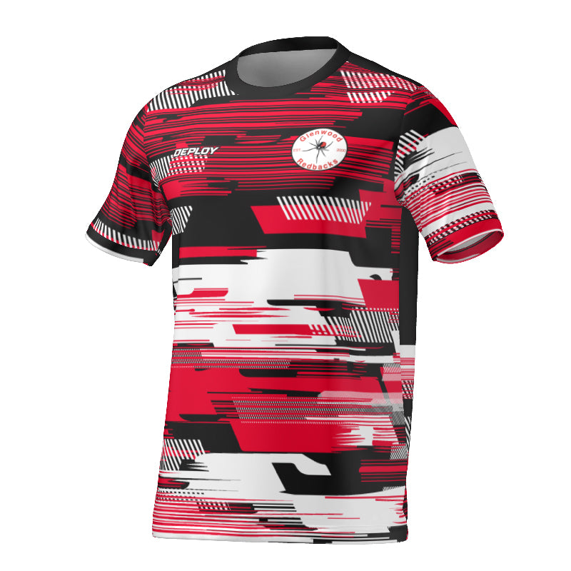 Glenwood Redbacks - Club Training Tee 2025 - Unisex & Youth - Deploy Football - Australia's Best Footballs & Soccer Balls