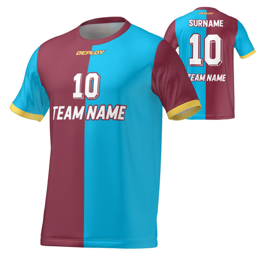 FLIGHT JERSEY 21 - MAROON - Deploy Football - Australia's Best Footballs & Soccer Balls