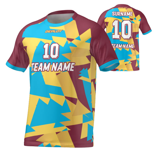 FLIGHT JERSEY 29 - MAROON - Deploy Football - Australia's Best Footballs & Soccer Balls