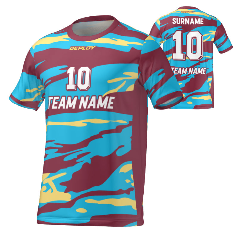 FLIGHT JERSEY 37 - MAROON - Deploy Football - Australia's Best Footballs & Soccer Balls
