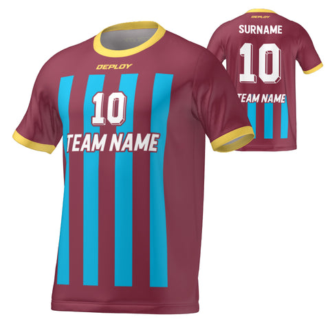 FLIGHT JERSEY 51 - MAROON - Deploy Football - Australia's Best Footballs & Soccer Balls