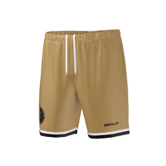 Elevate Performance Coaching - Playing Shorts Gold - Youth & Unisex - Deploy Football - Australia's Best Footballs & Soccer Balls