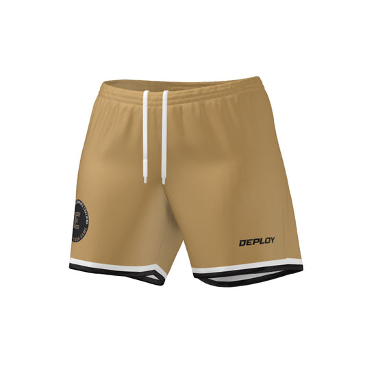 Elevate Performance Coaching - Playing Shorts Gold - Womens - Deploy Football - Australia's Best Footballs & Soccer Balls