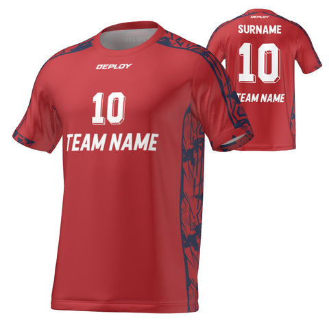 FLIGHT JERSEY 8 - RED - Deploy Football - Australia's Best Footballs & Soccer Balls