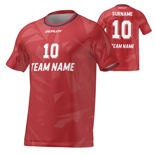 FLIGHT JERSEY 12 - RED - Deploy Football - Australia's Best Footballs & Soccer Balls