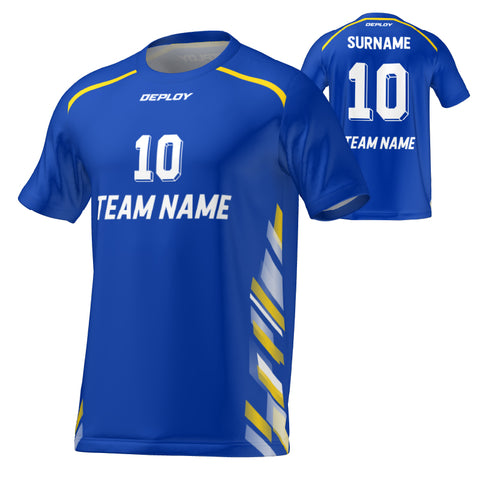 FLIGHT JERSEY 17 - BLUE - Deploy Football - Australia's Best Footballs & Soccer Balls