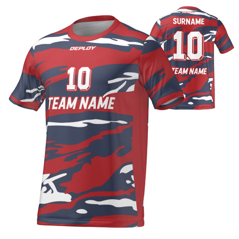 FLIGHT JERSEY 37 - RED - Deploy Football - Australia's Best Footballs & Soccer Balls