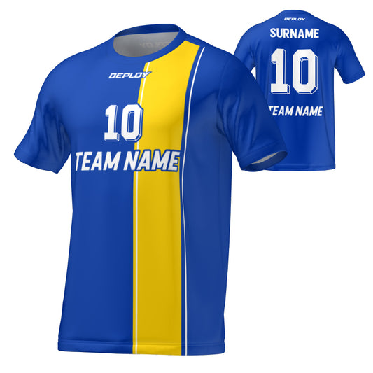 FLIGHT JERSEY 33 - BLUE - Deploy Football - Australia's Best Footballs & Soccer Balls