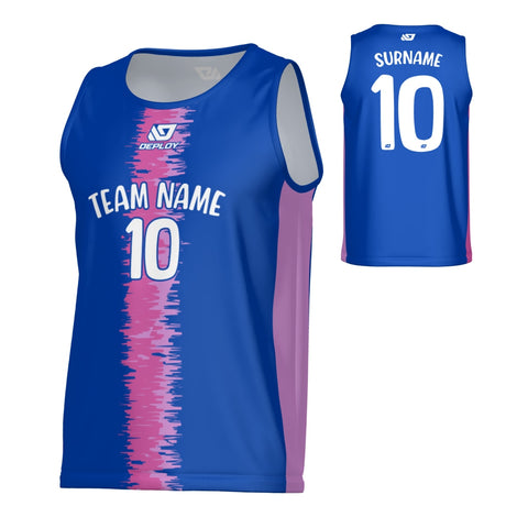 Quake Sports Singlet - Royal Blue