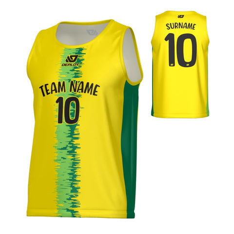 Quake Sports Singlet - Yellow