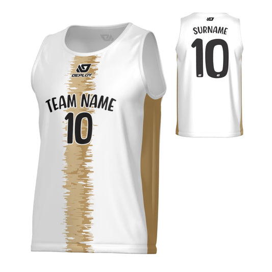 Quake Sports Singlet - White