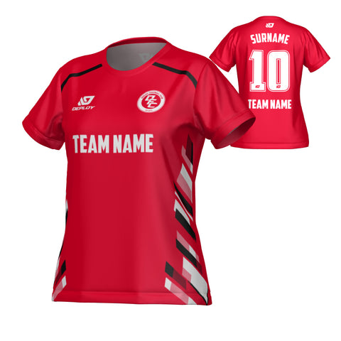 Turbo Womens Jersey - Red