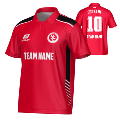 Apex Collared Jersey - Red