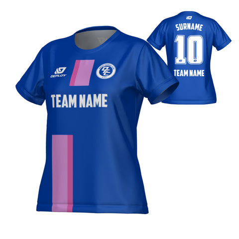 Block Womens Jersey - Royal Blue & Purple
