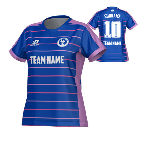 Cadence Womens Jersey - Royal Blue & Purple