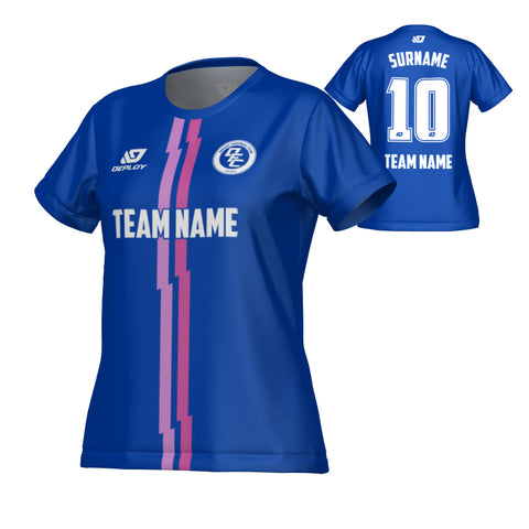 Lightning Womens Jersey - Royal Blue & Purple