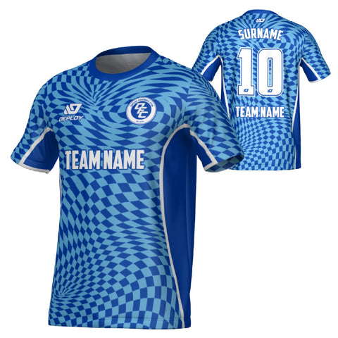 Vortex Jersey - Royal Blue & Sky Blue