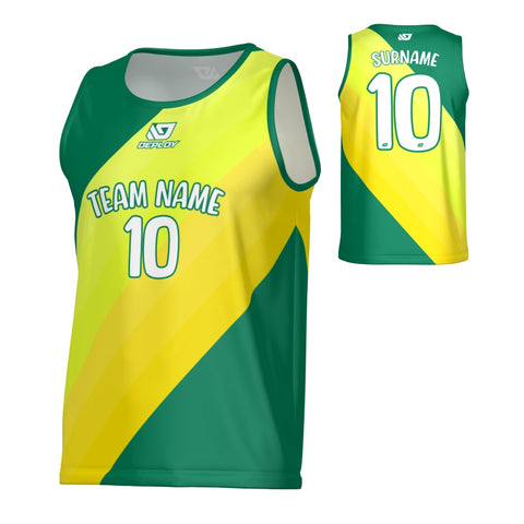 Sash Sports Singlet - Green