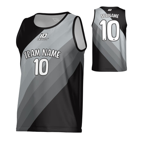 Sash Sports Singlet - Black