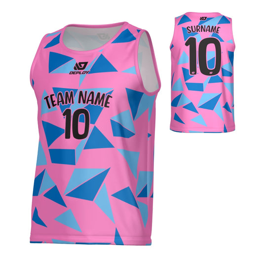 Shards Sports Singlet - Pink