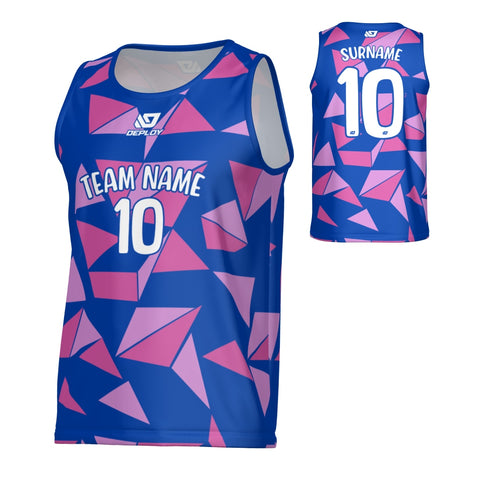 Shards Sports Singlet - Royal Blue